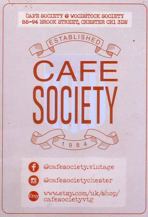 Chestertourist.com - Cafe Society